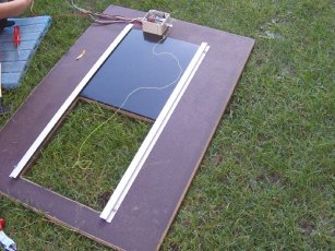 Montage Hühnerklappe